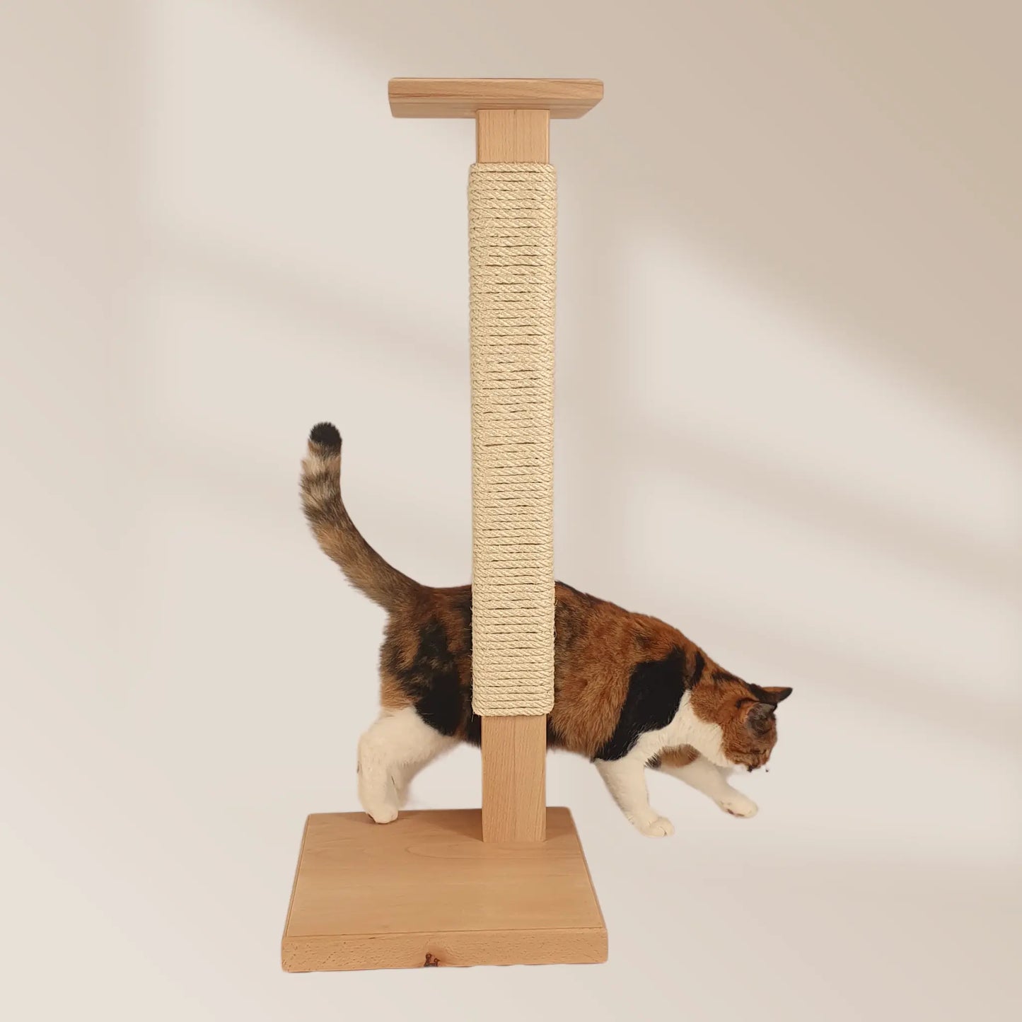 Grand griffoir pour chat en bois massif de qualité supérieur et durable